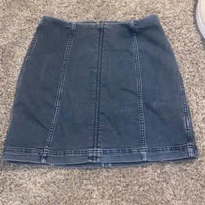 Free People Jean Skirt